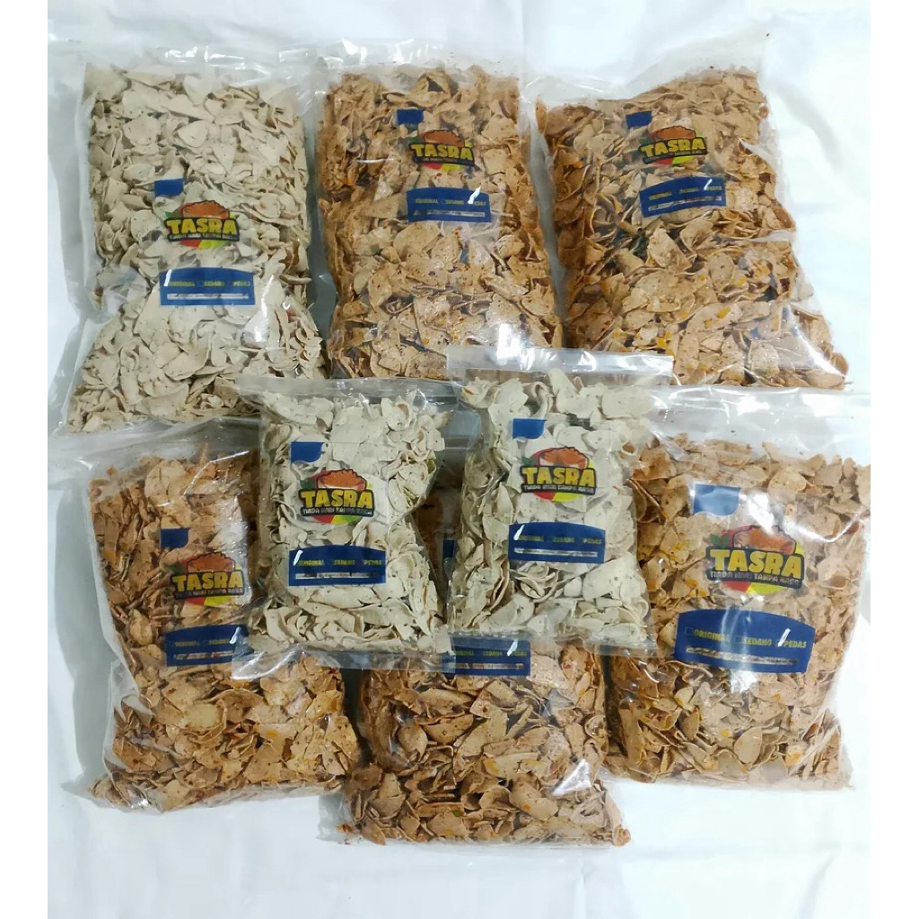 

Cemilan enak-Basreng daun jeruk