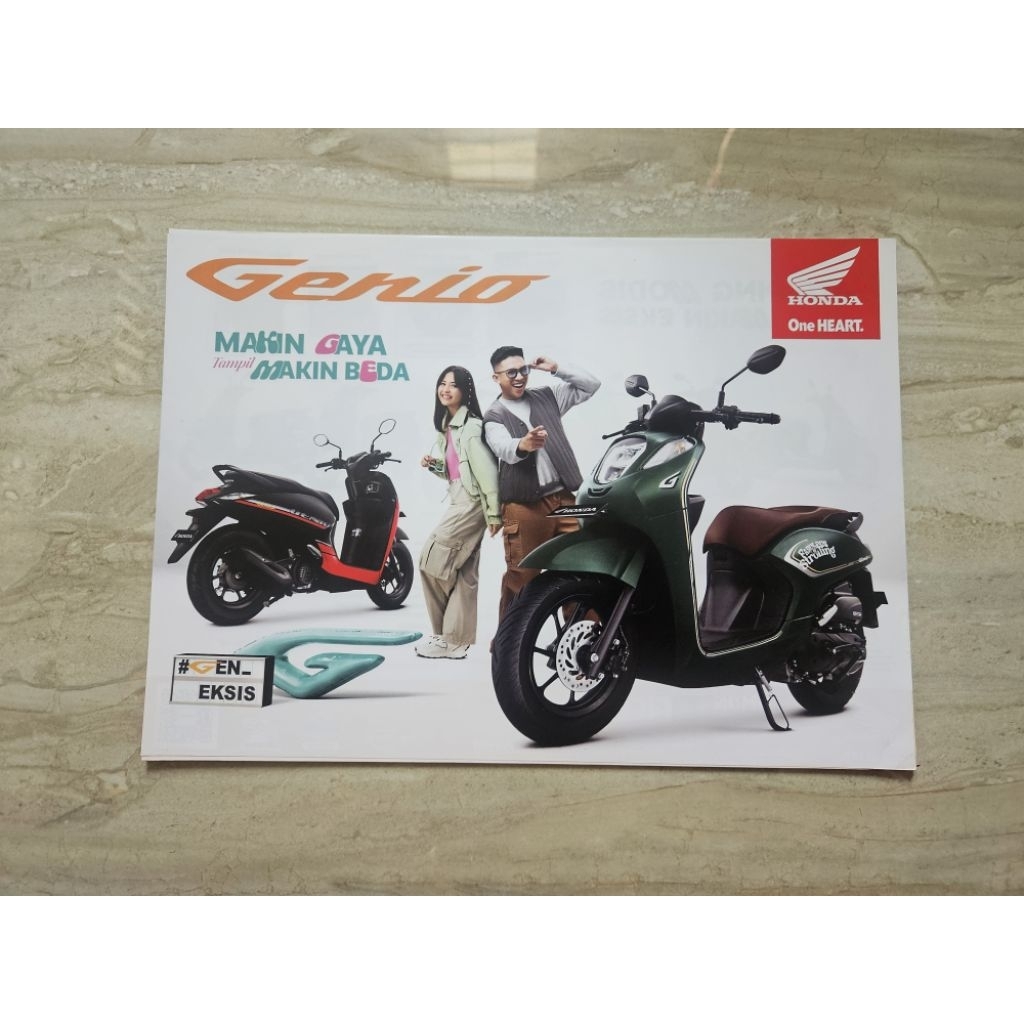 brosur katalog motor honda genio 2023 flyer