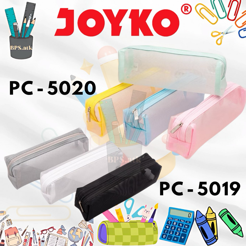 

Pencil Case JOYKO PC-5019 / PC-5020 Jaring. Kotak Pensil / Tempat Pensil Anak