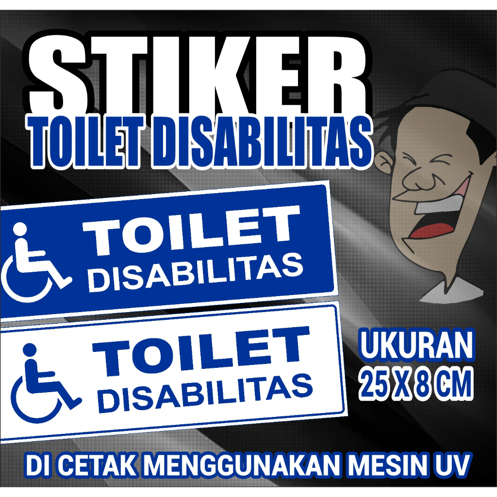 STIKER TOILET DISABILITAS