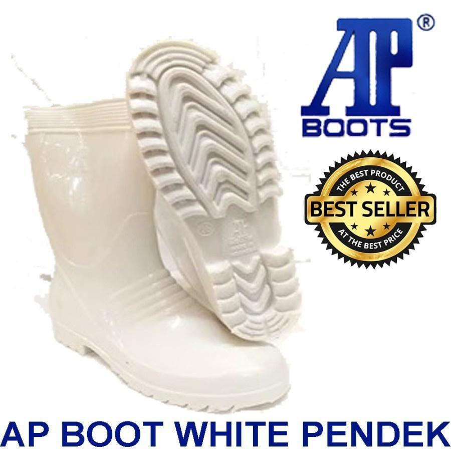 Sepatu Boot Pendek AP BOOTS AP 1 Putih Safety Boot Perairan