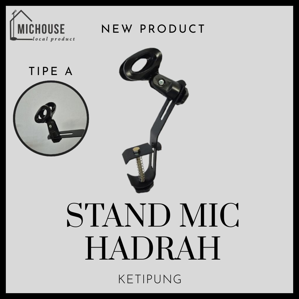 STAND MIC HADRAH KENDANG KETIPUNG DLL