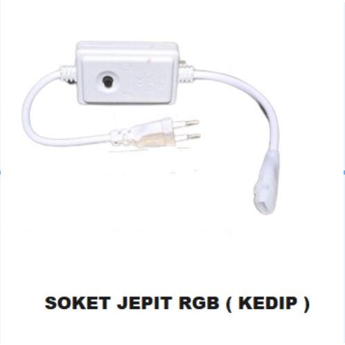 Plug Cord Kabel Colokan Lampu Strip RGB LED SMD 3528 SOKET LAMPU RGB