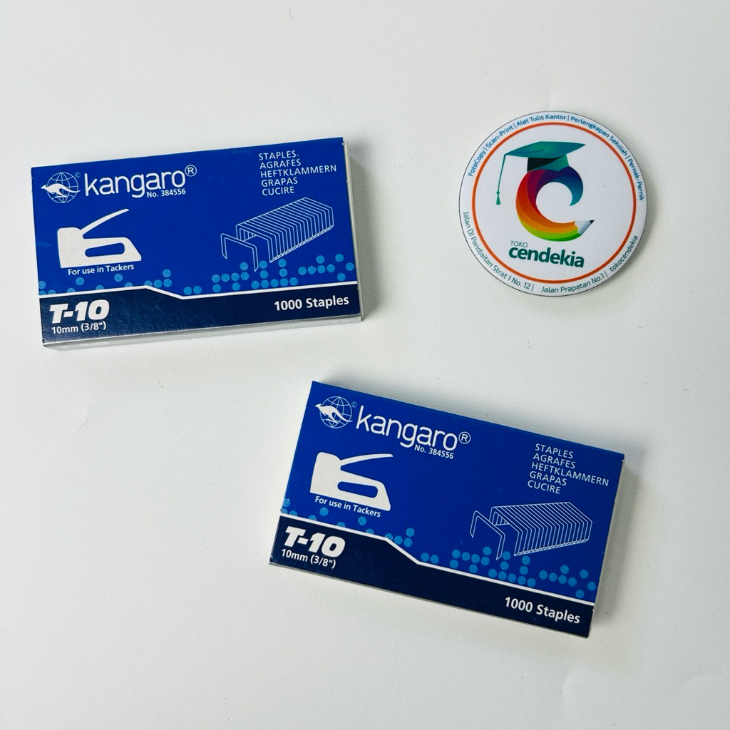 

Isi Stapler Staples KANGARO T-10 10mm (3/8”)