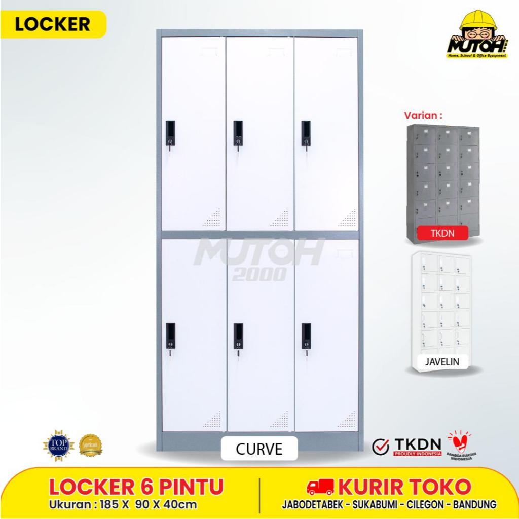 Locker besi 6 pintu lemari loker besi 6 pintu MUTOH2000