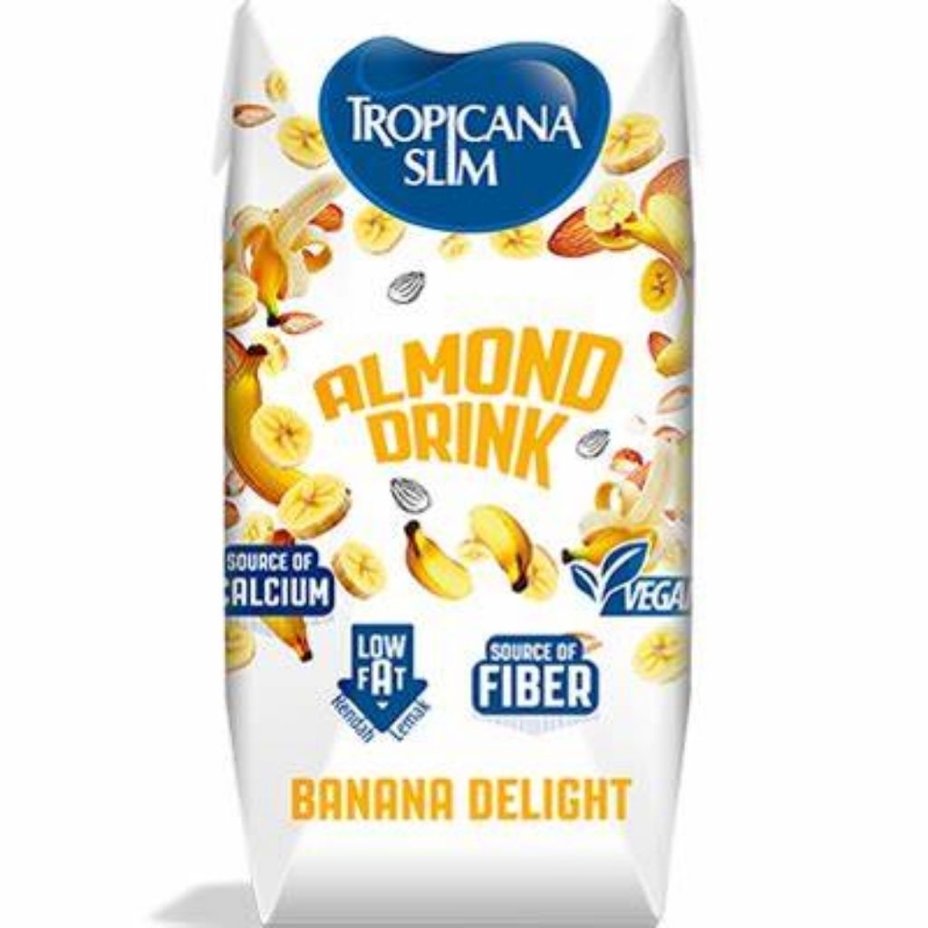 

Tropicana Slim RTD Almond Drink Banana 190ml 1dus 24pcs