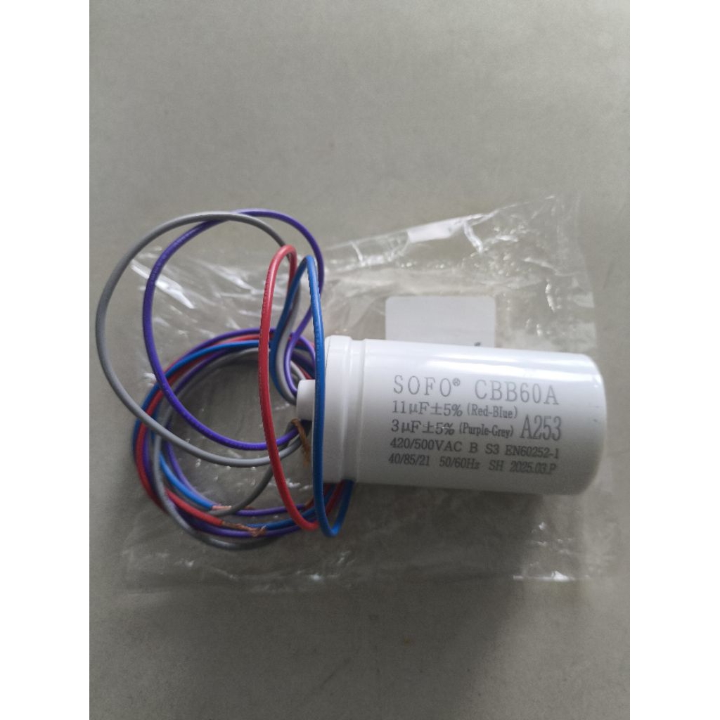 Capasitor Kapasitor Mesin Cuci SHARP Dua tabung 6/7/8/9/10kg