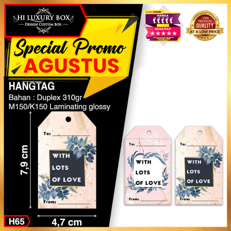 

Hangtag|Hantag Murah|Hangtag Motif|Hangtag Baju|Label Baju|4.7x8|H65