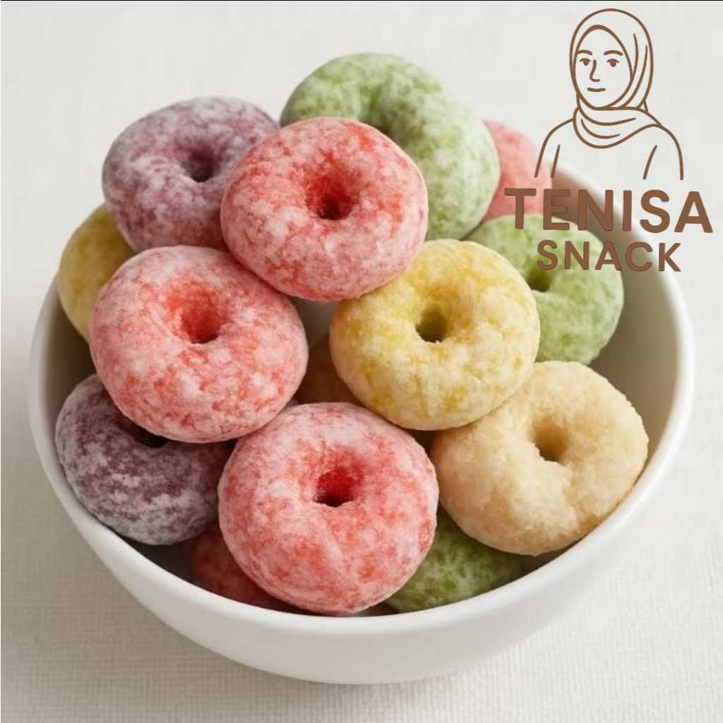 

1kg ladu donat arcon/ladu donat arcon/ladu manis warna warni