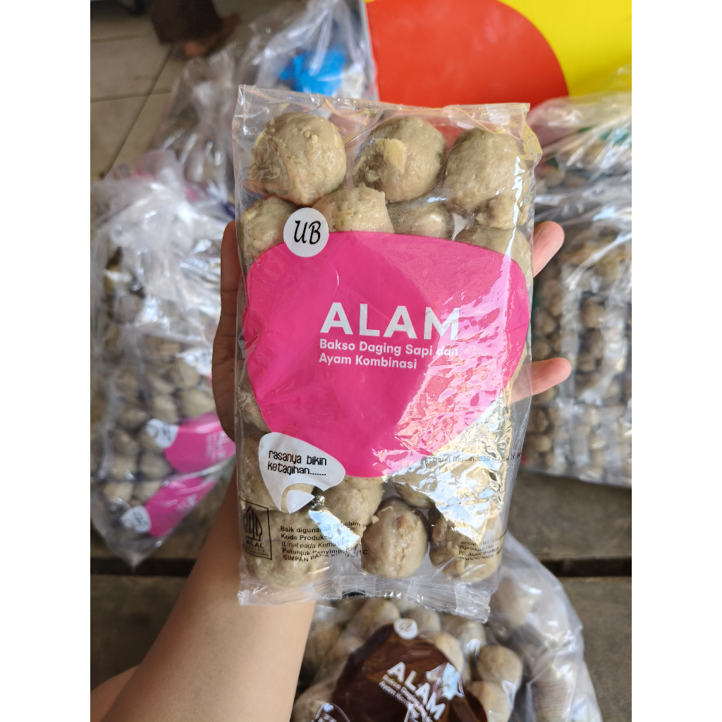 

Baso Alam UB - Bakso Daging Sapi dan Ayam Kombinasi - Isi 20 pcs - Frozen Food Instant