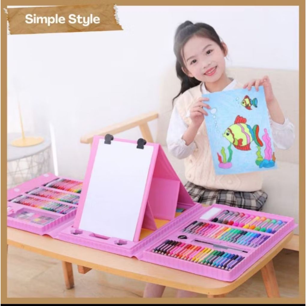 

Crayon Set 208 Krayon Lukis Menggambar