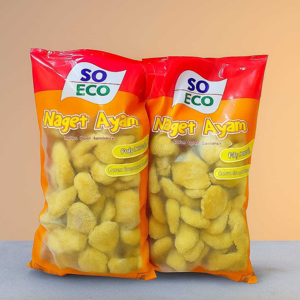 

NUGGET SO ECO 500/1000Gram kemasan vakum