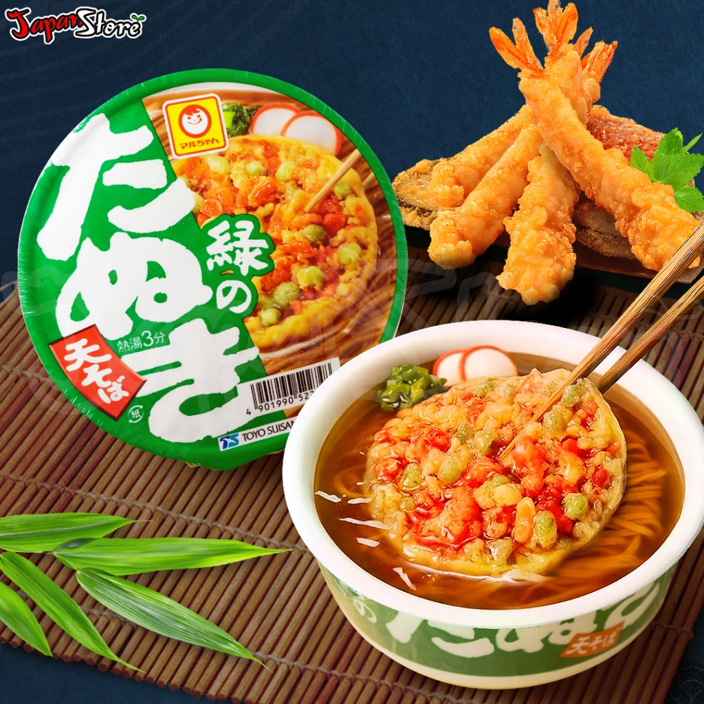 

Maruchan Midori no Tanuki Tempura Soba [Mie Soba dengan Tempura]