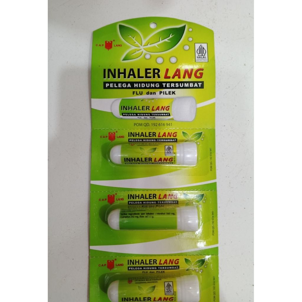 Inheler Lang Melegakan hidung tersumbat dan pilek