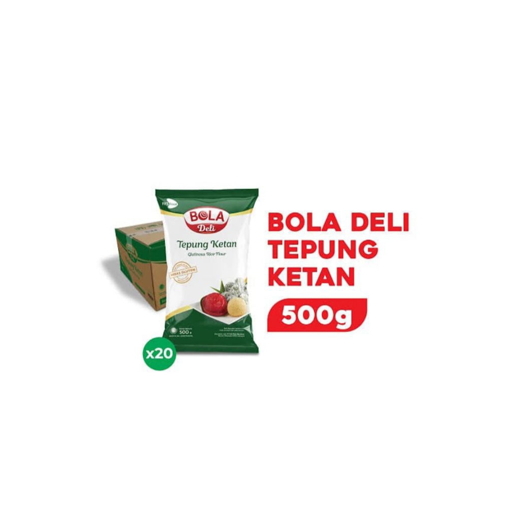 

Tepung ketan bola Deli 500 gram