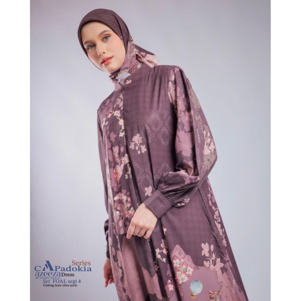 gamis jilbab segi empat