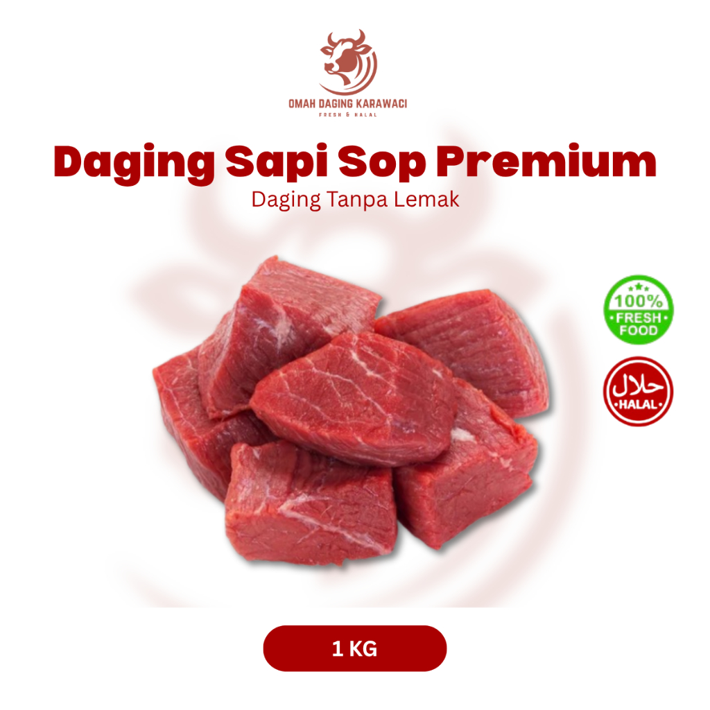 

Daging Sop / Daging Rawon / Daging Tongseng Tanpa Lemak 1kg Tangerang