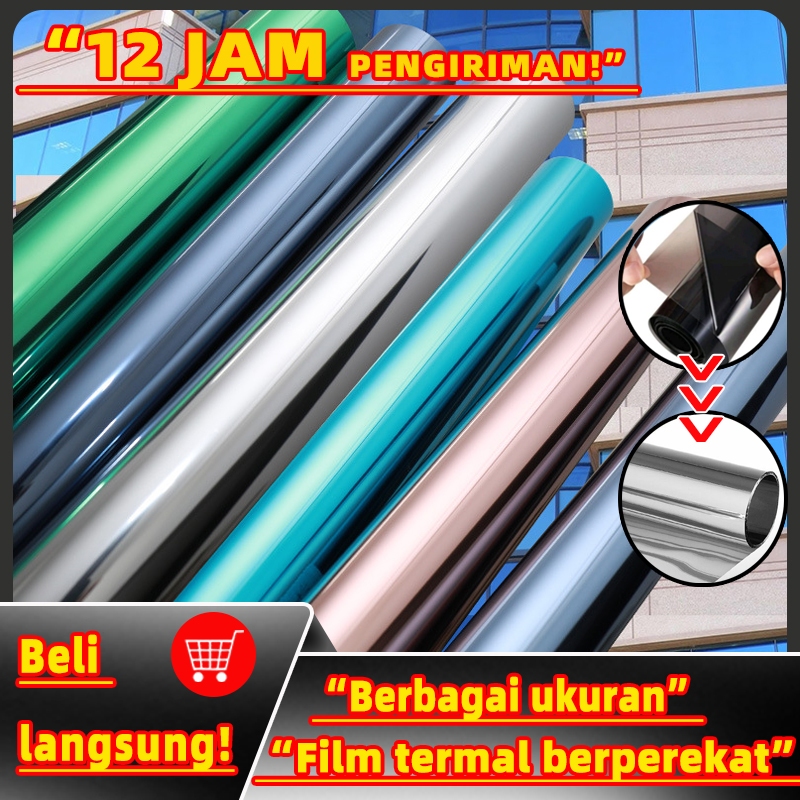 【upgrade】stiker cermin dinding tempel setiker kaca cermin kaca film satu arah kaca film mobil