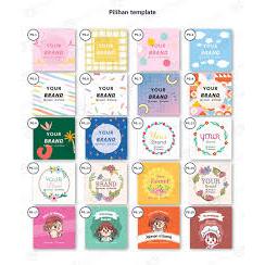 

STICKER CUSTOM / STIKER LABEL MAKANAN PER PCS