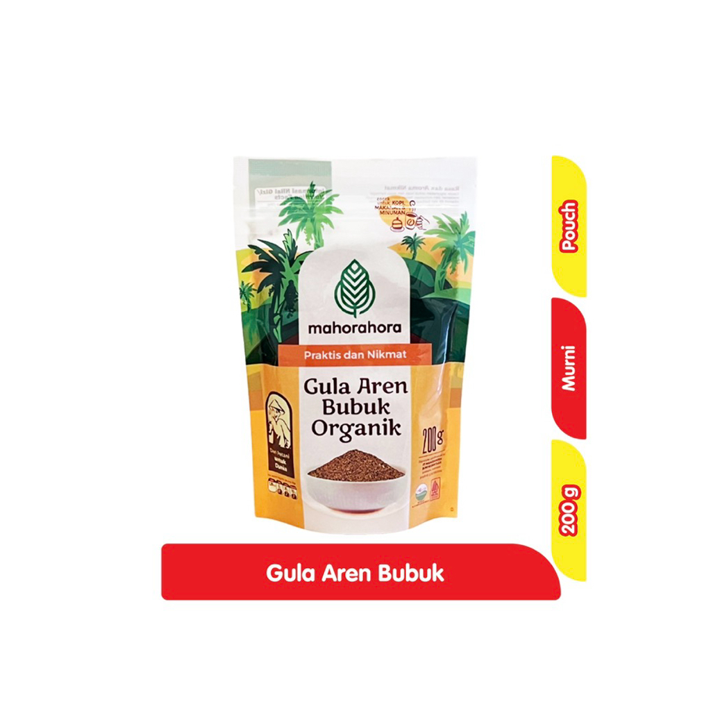 

GULA AREN BUBUK MURNI MAHORAHORA 200 gr