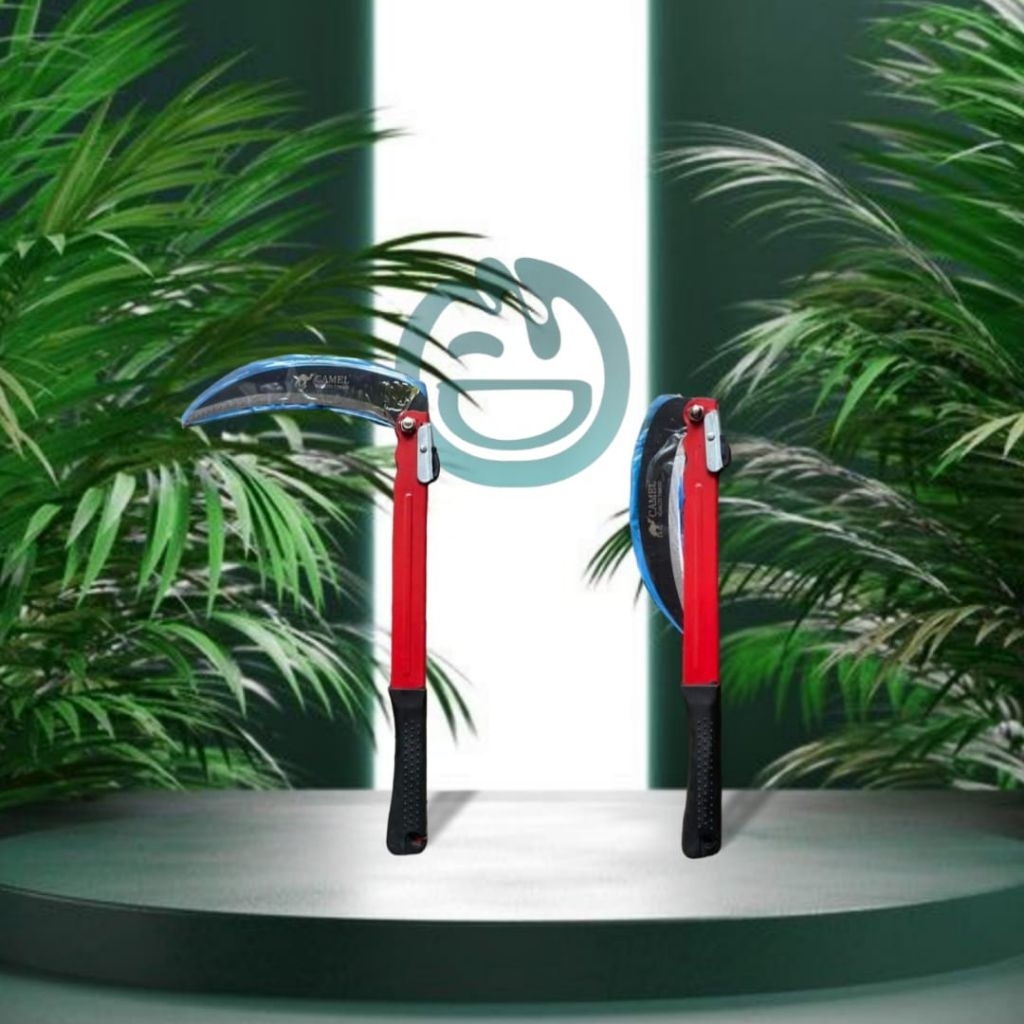 alat pembersih/penyiang rumput/pembersih halaman, taman dan kebun - sabit / arit lipat camel malaysi