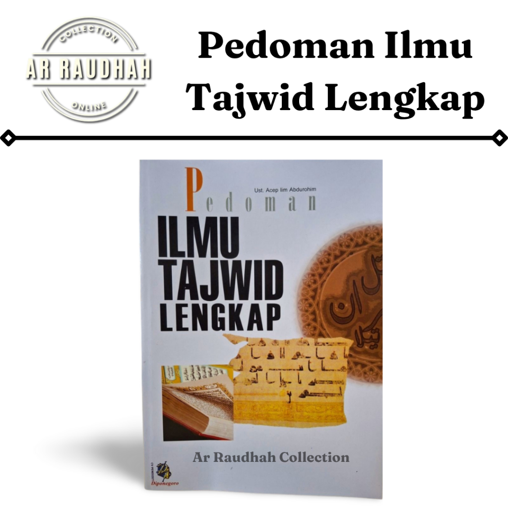 Buku Pedoman ILMU TAJWID Lengkap Original Diponegoro