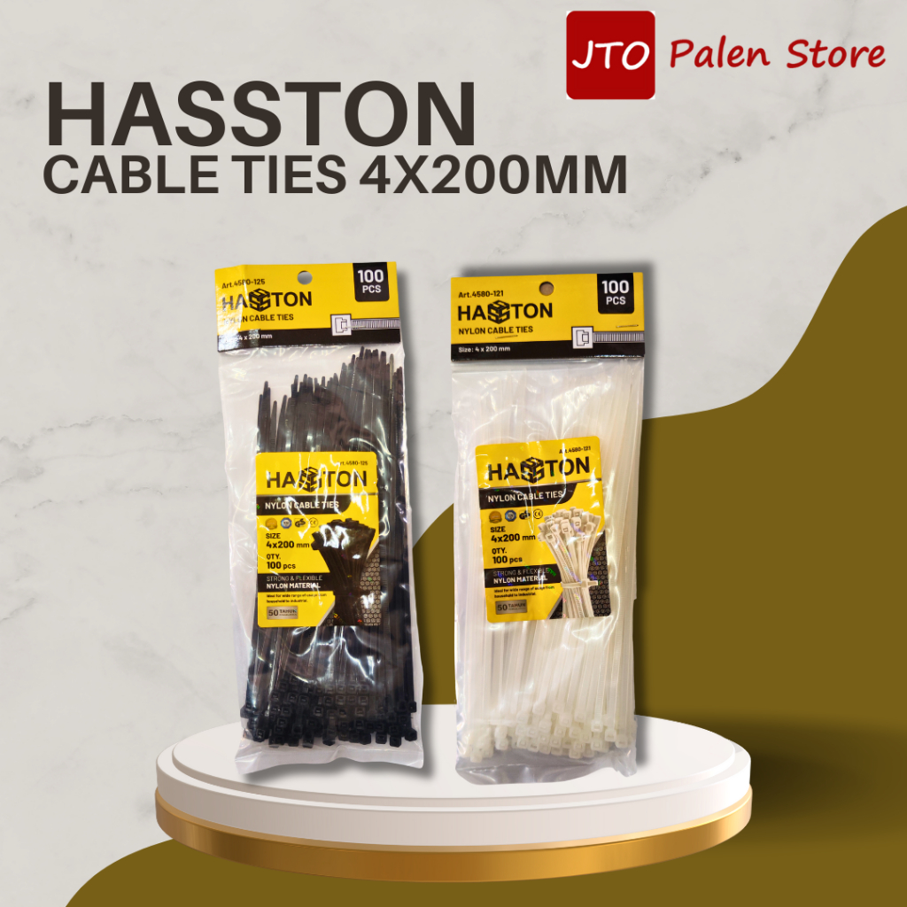 

HASSTON Cable Ties 4x200mm