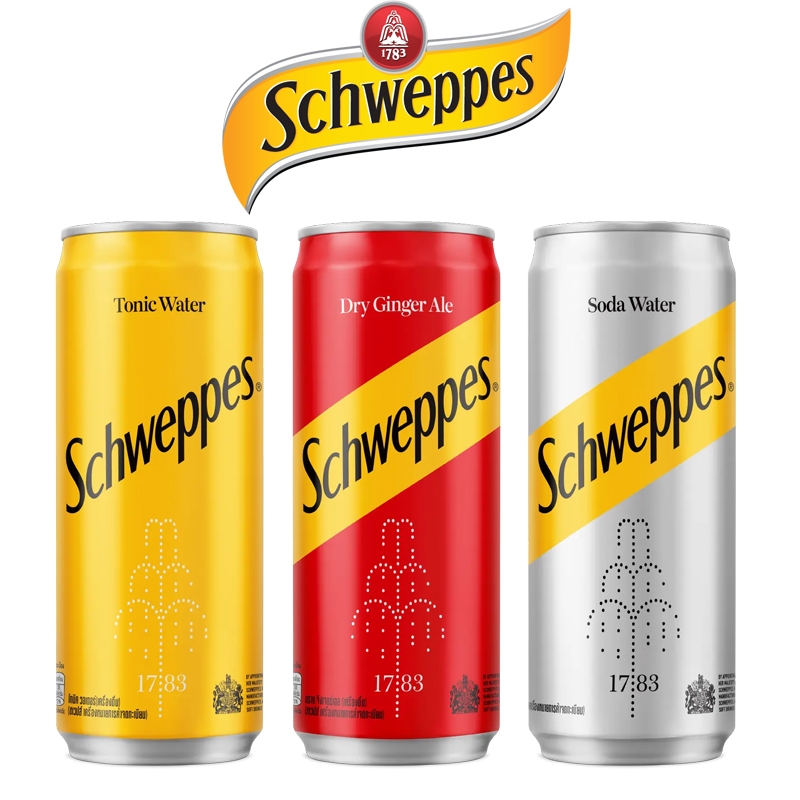 

Schweppes Air Water Tonik | Ginger Ale | Soda Sleek Can Kaleng 250ml 250 mL [GOJEK GRAB SPX KARGO SAMEDAY]