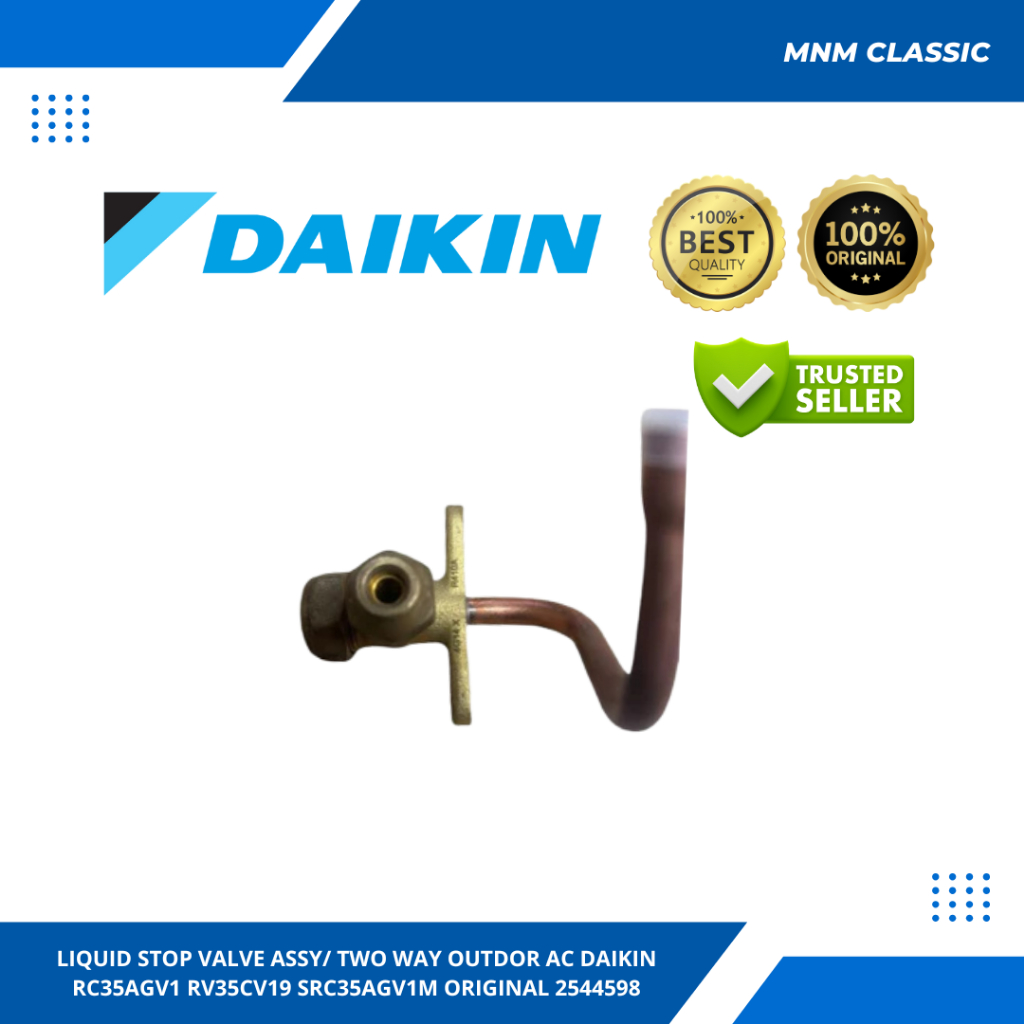 LIQUID STOP VALVE ASSY/ TWO WAY OUTDOR AC DAIKIN RC35AGV1 RV35CV19 SRC35AGV1M ORIGINAL 2544598