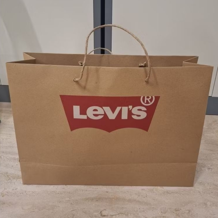 

Levi's Paper Bag Size Large NEW ORI Levis Jeans Kantong Tas Kado