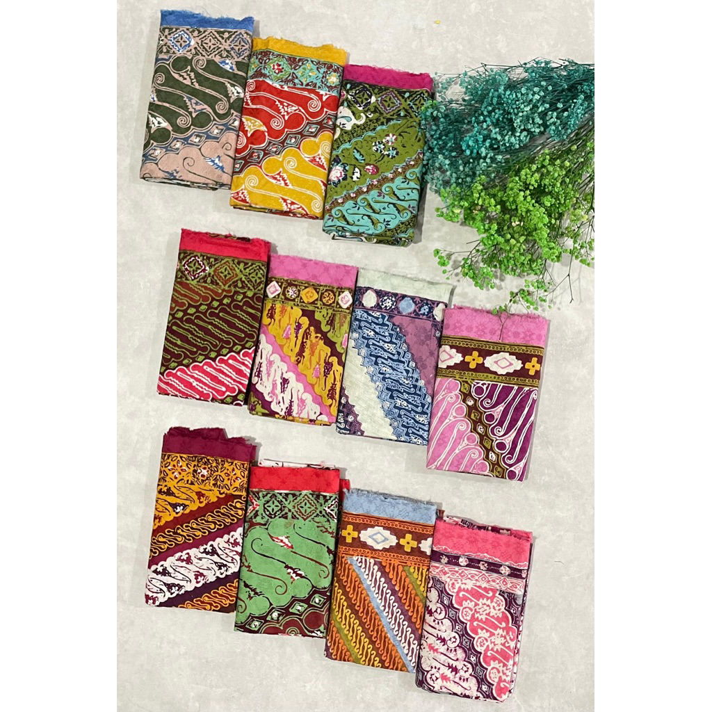 kain batik doby cap pastel  permen trusmi cirebon