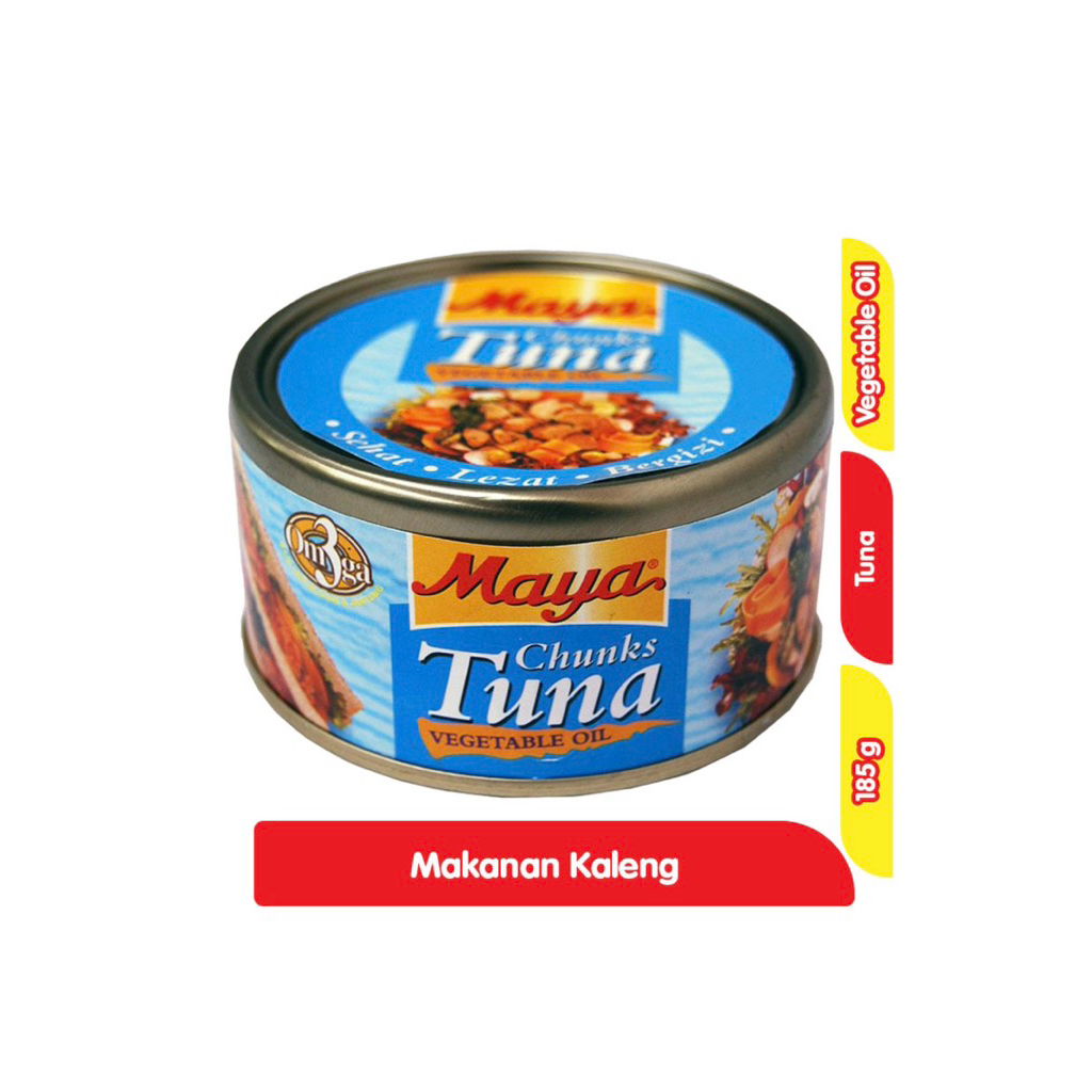 

TUNA VEGETABEL OIL KALENG MAYA CHUNKS 185 gr