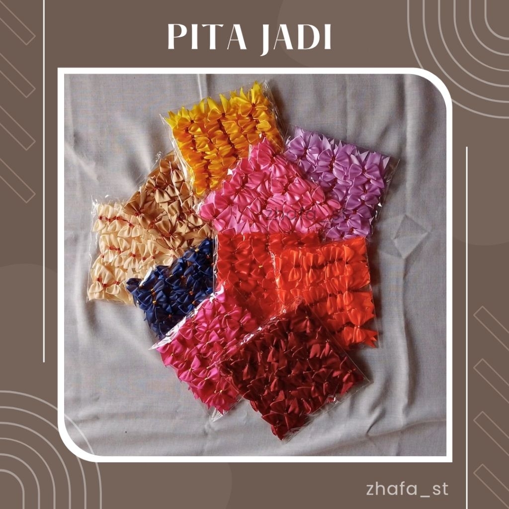 

[50 Pcs] Pita Jadi | Pita Tempel | Pita Souvernir