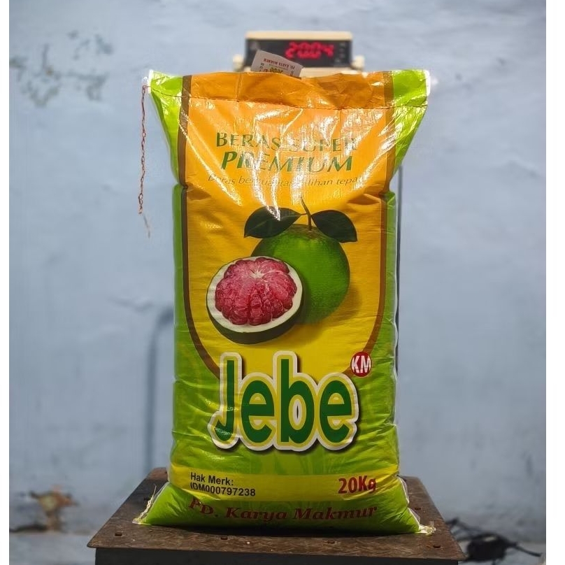 

Beras JEBE 20KG - Berkualitas Premium pulen & enak