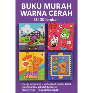 

Buku Tulis Murah Isi 30 Lembar Motif Cerah – Ready Stock