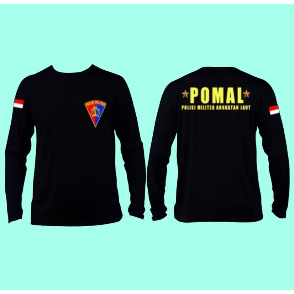 kaos polisi militer angkatan laut POMAL kaos custom