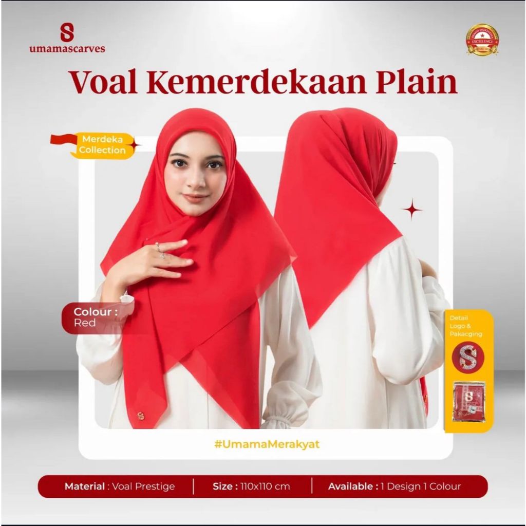 Segiempat Merah / voal kemerdekaan