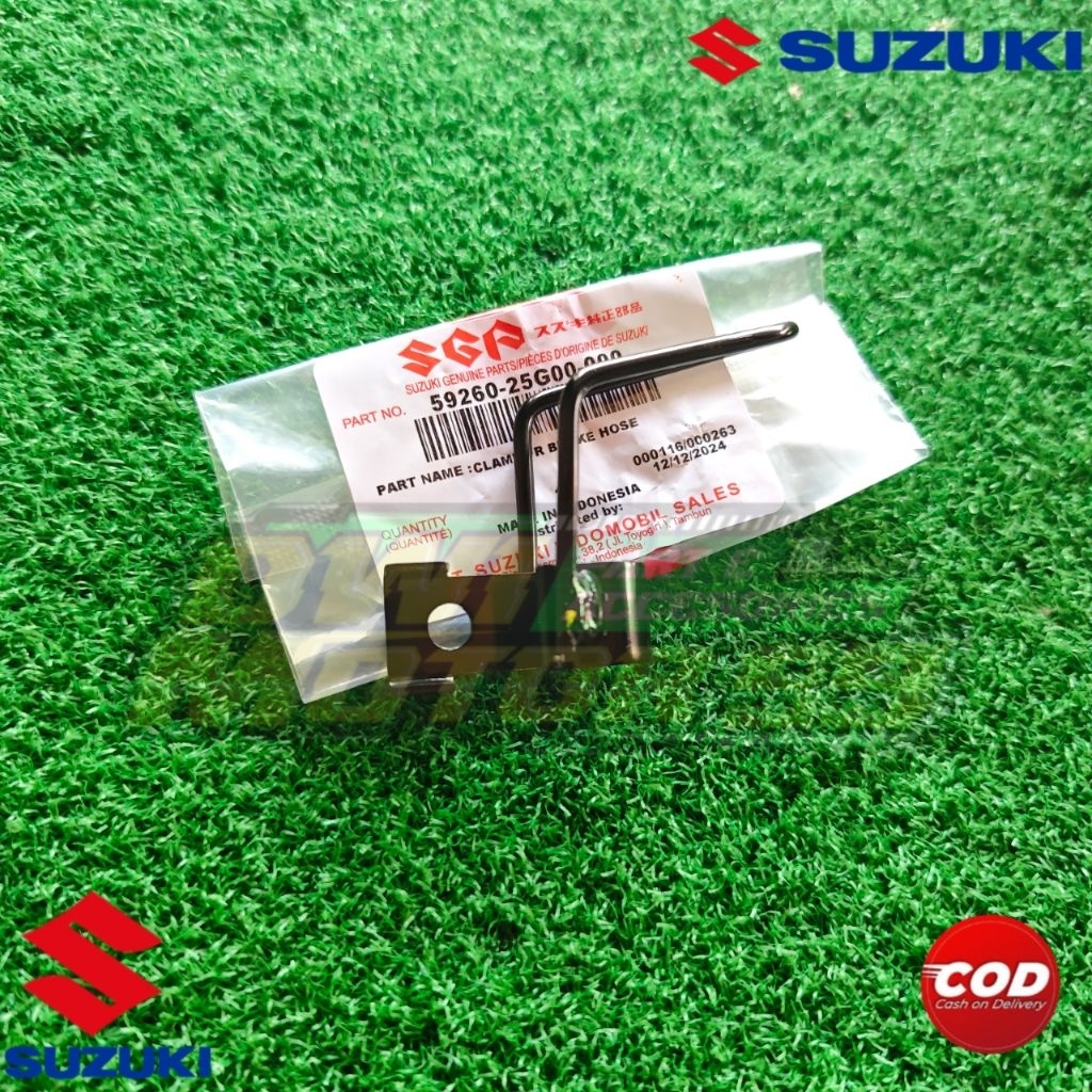 BRAKET SELANG REM DEPAN UNIVERSAL SUZUKI SATRIA FU 150 SMASH SHOGUN ASLI ORIGINAL SGP 59260-25G00