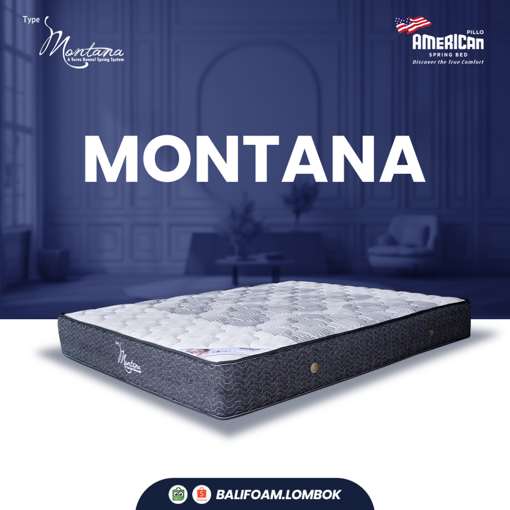 AMERICAN PILLO SPRING BED TYPE MONTANA