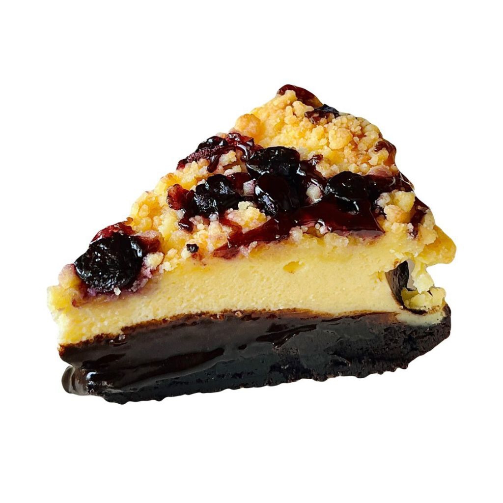 

Slice Burnt Cheese Cake Berry