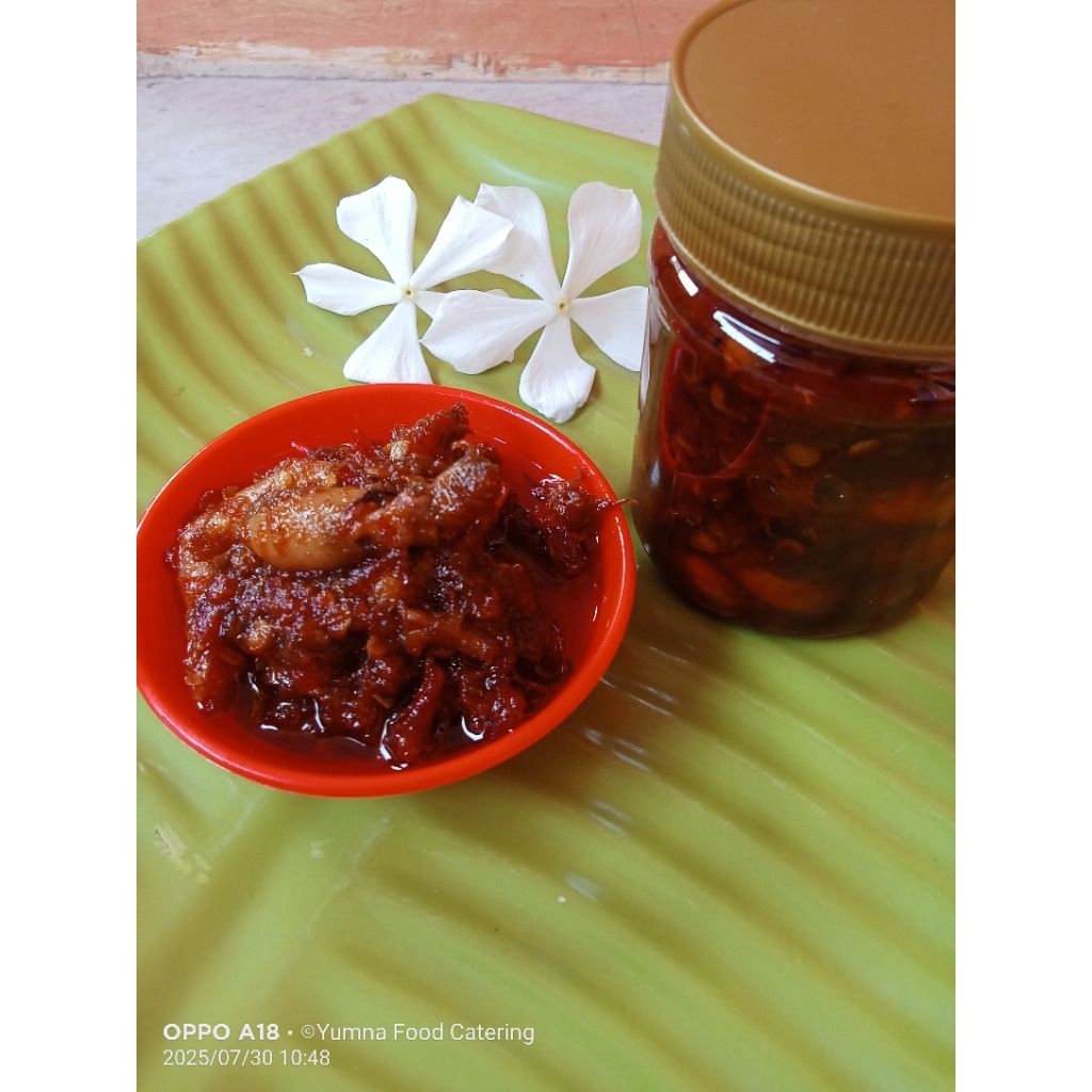 

sambel baby cumi pedas/asin/gurih 110gr