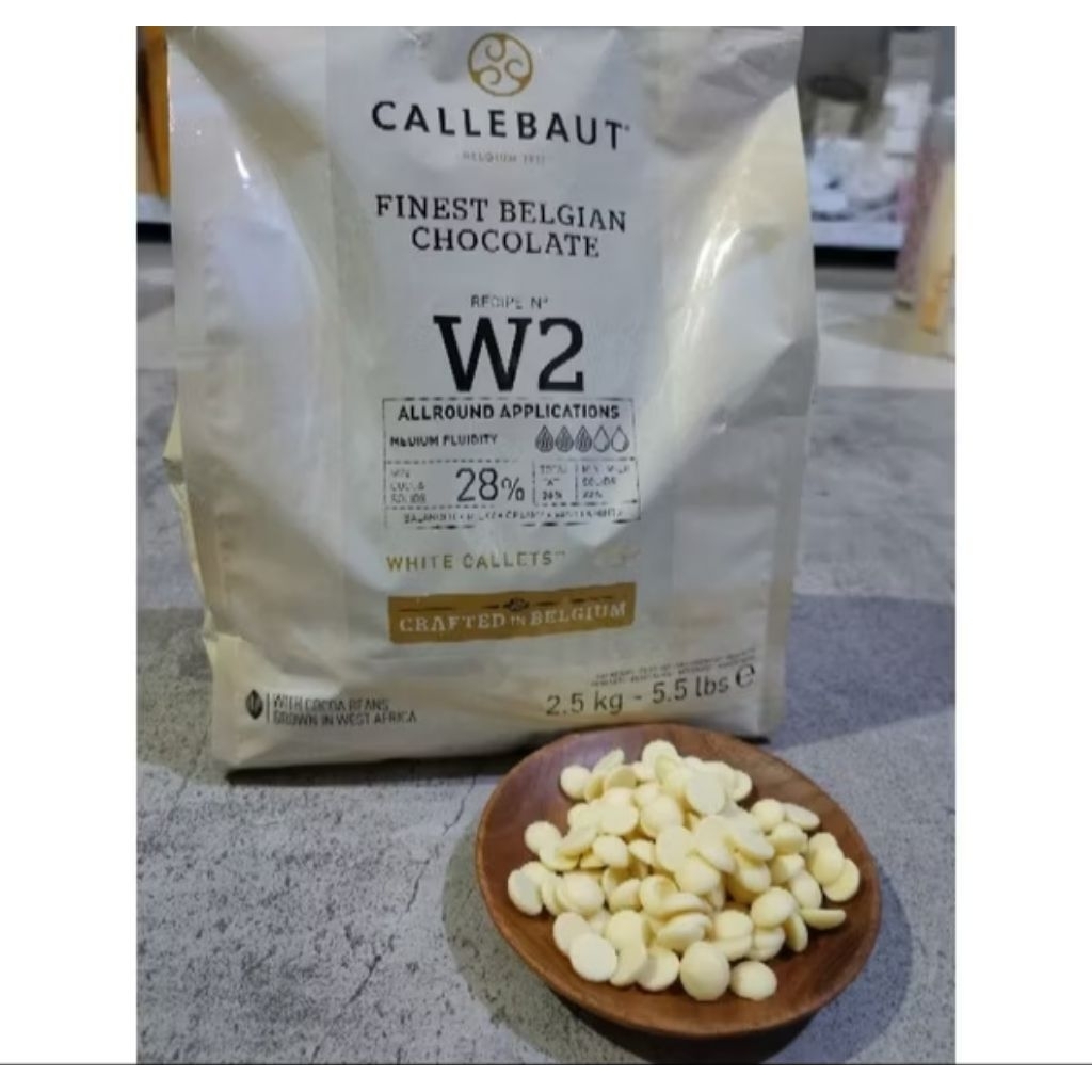 

CALLEBAUT W2NV WHITE CHOCOLATE 1 KG // COUVERTURE CHOCOLATE