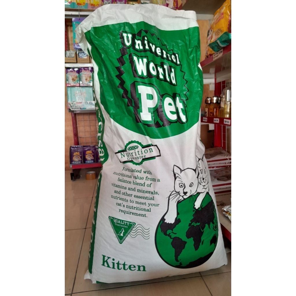 Universal Pet Word Kitten kemasan 500gr Makanan pakan kucing instan dry food