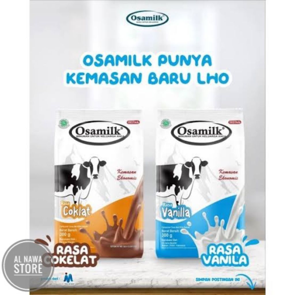 

Yusfistore Osamilk 300 gr Susu Osamilk Susu Penggemuk Badan Penambah Nafsu Makan Susu Anak Susu Dewasa Susu Sapi Weight Gemuk Badan