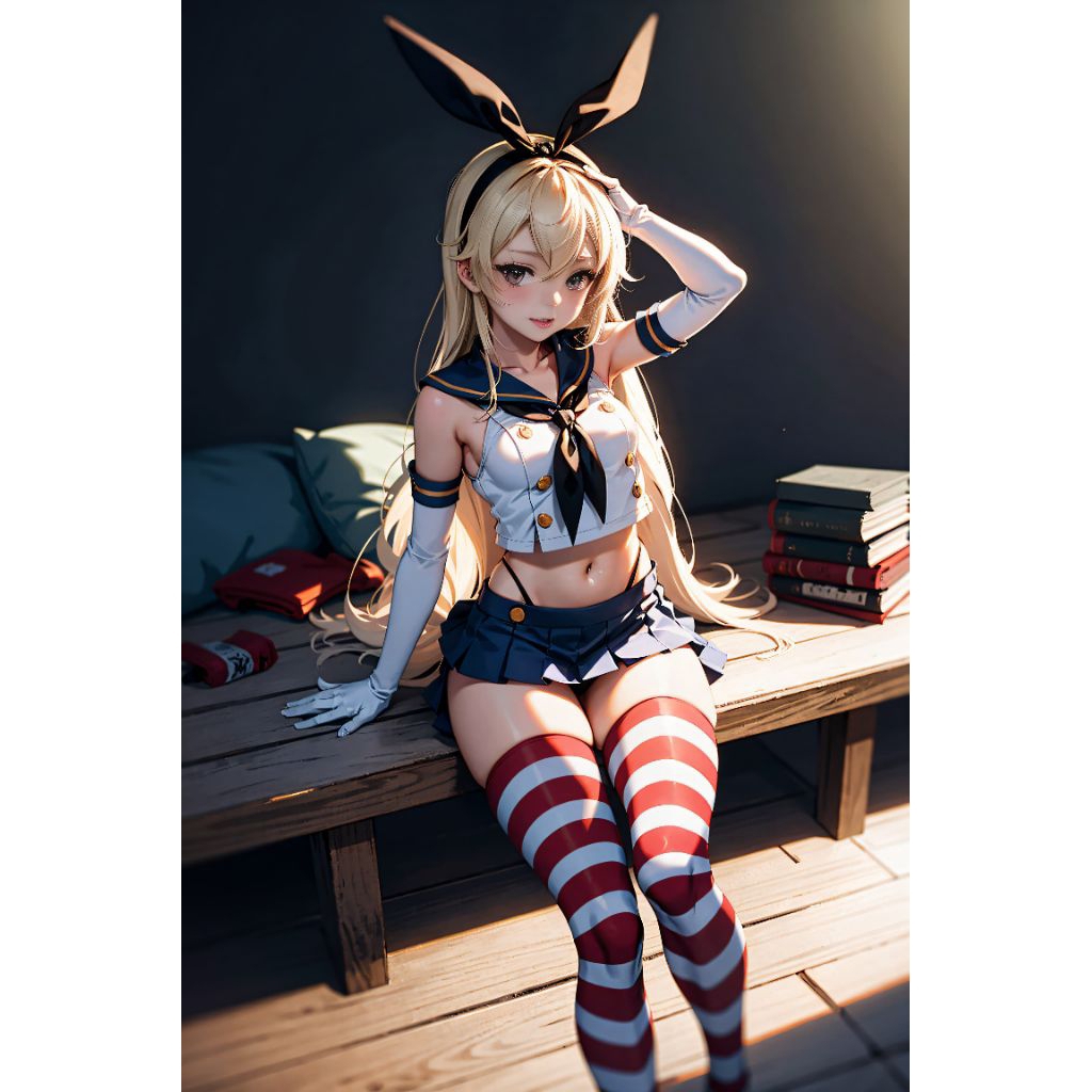 Costume Shimakaze From Kantai Collection Fullset Rental