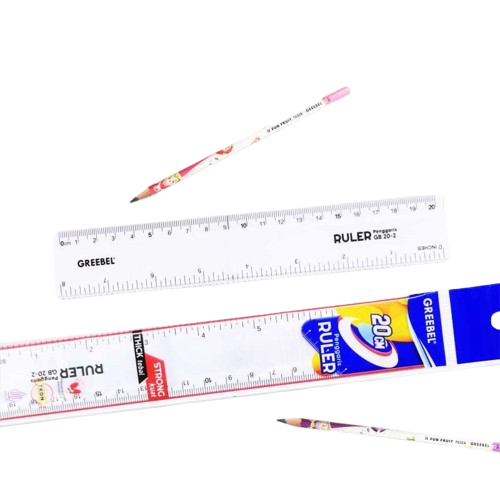 

Penggaris Greebel Transparan 20cm 20-1 / Ruler / Penggaris Plastik Sekolah
