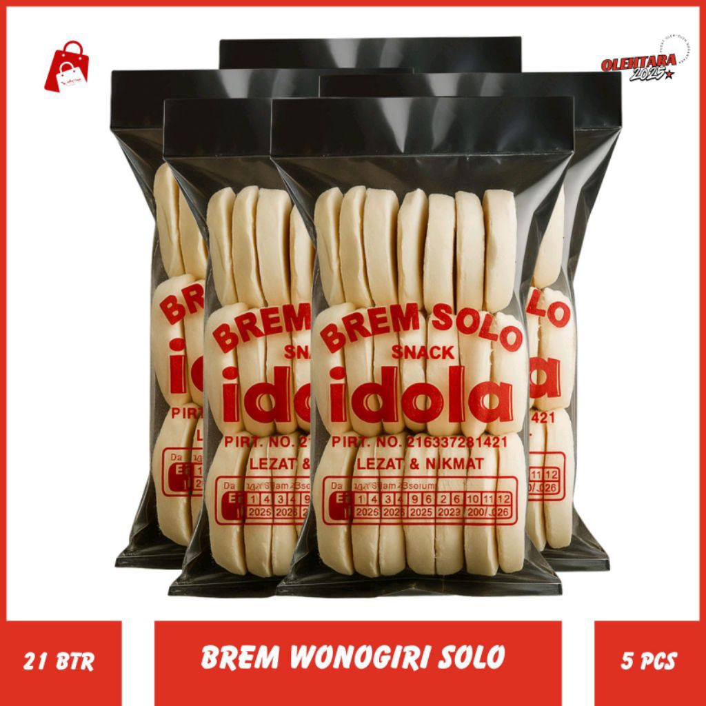 

Paket Hemat 5 Bungkus Brem Solo Wonogiri 21 Butir Murah Manis Masam