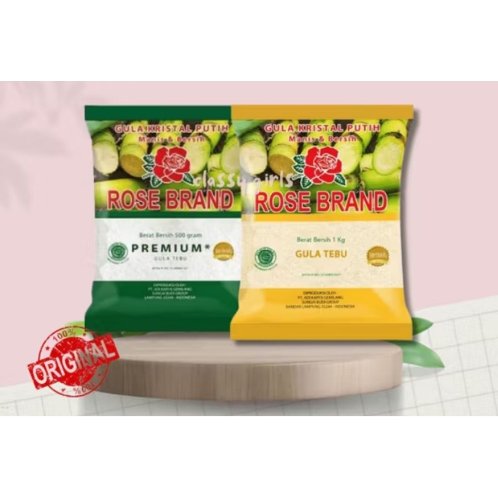 

GULA PASIR 1KG KEMASAN ROSEBRAND DKK