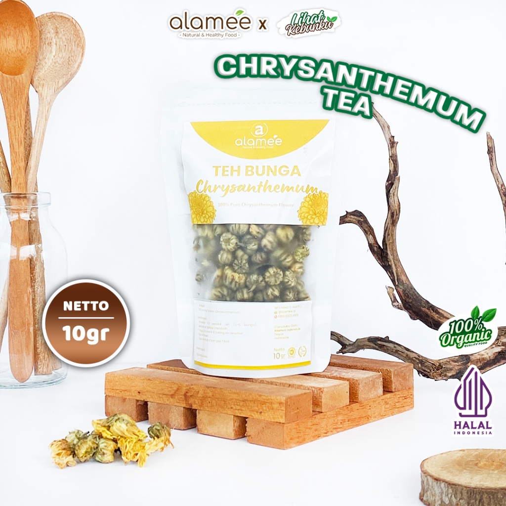 

ALAMEE Teh Bunga Chrysanthemum Tea Krisan Emas Golden Crysant Crysanthemum 10gr LIHAT KEBUNKU