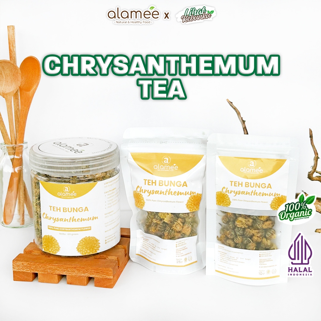 

ALAMEE Teh Bunga Chrysanthemum Tea Krisan Emas Herbal Alami Organik Crysanthemum LIHAT KEBUNKU